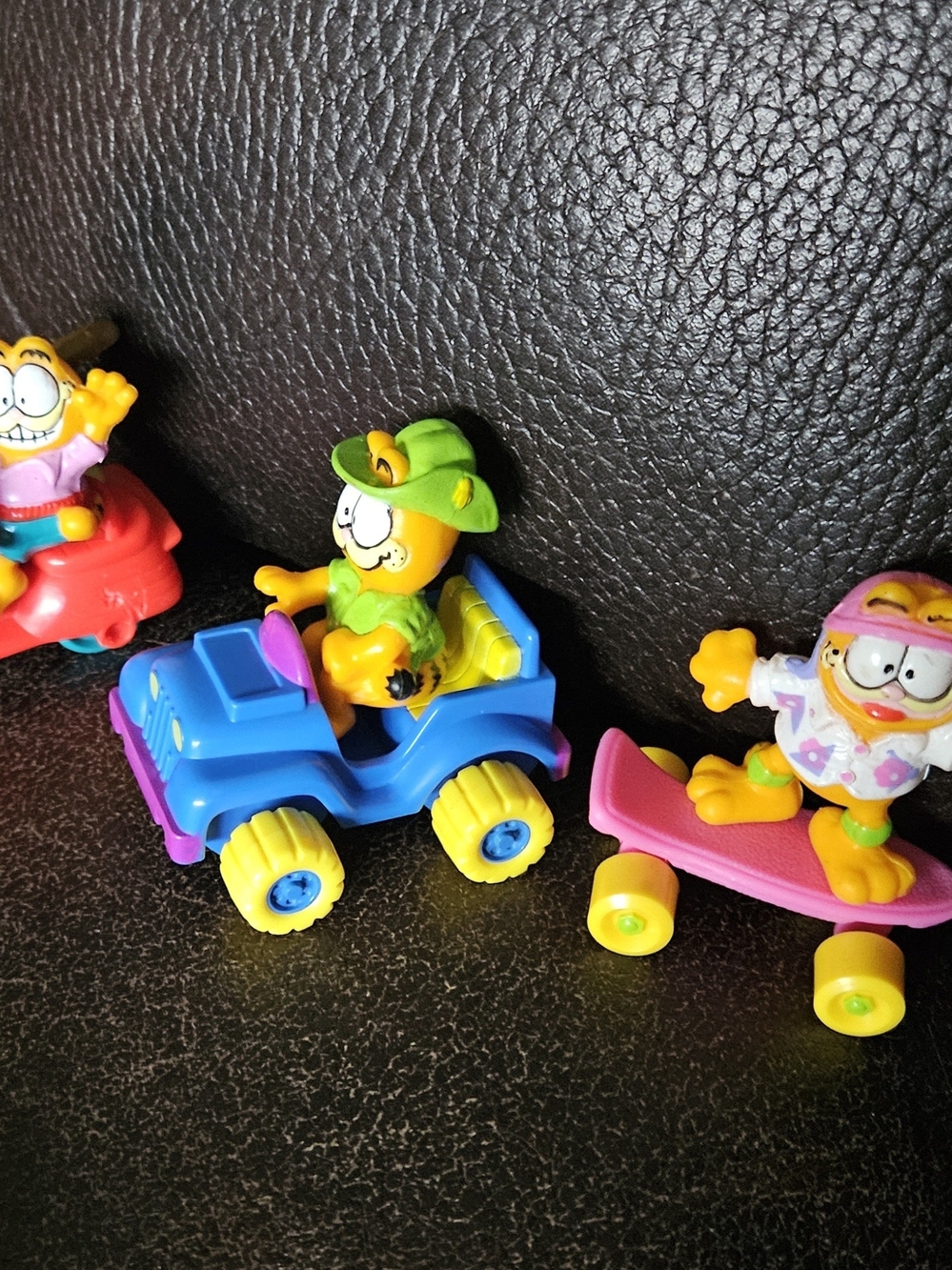 Garfield Vintage Toys. Set Of 3.